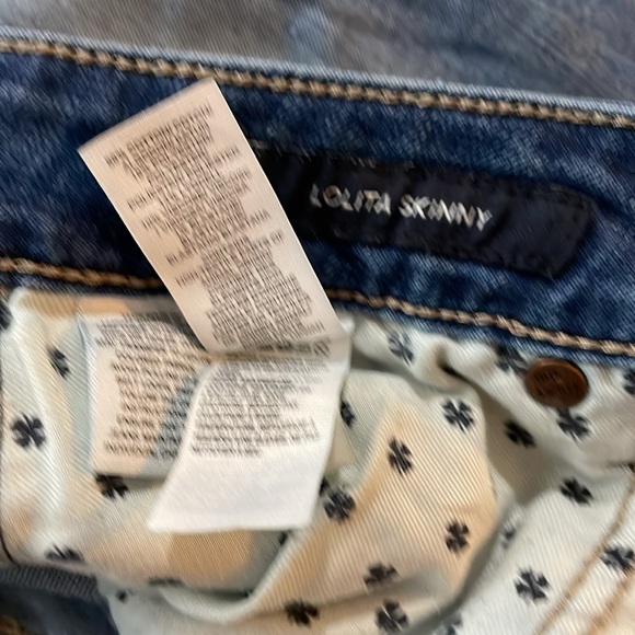 LUCKY BRAND-women’s blue cotton blend denim LOLITA SKINNY leg jeans - Picture 10 of 10